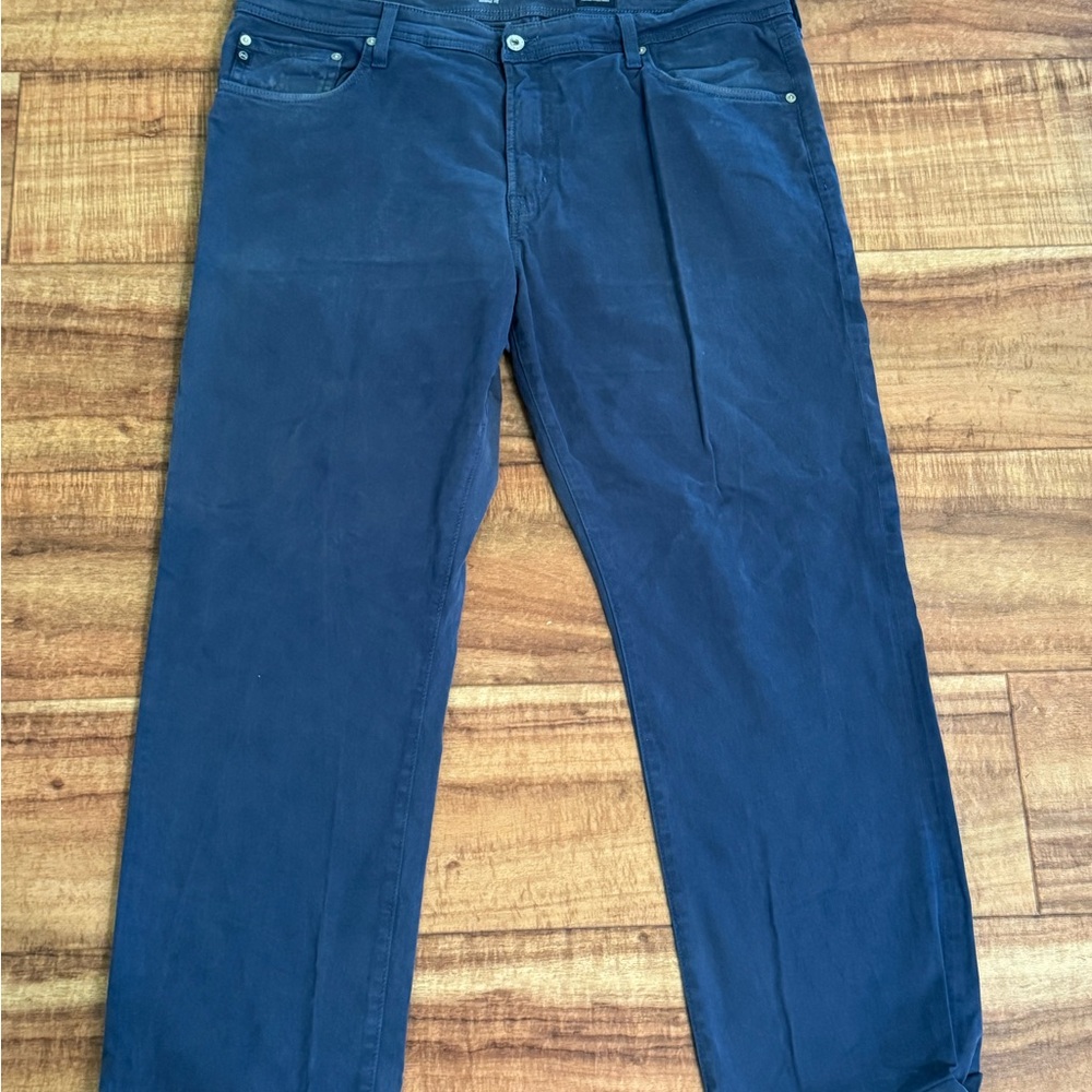 AG Adriano Goldschmied Men's Navy Pants